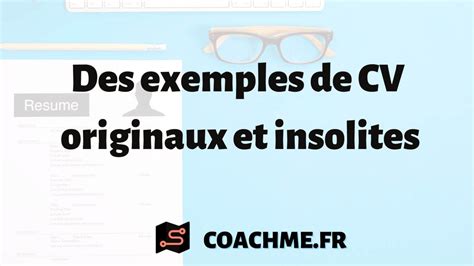 25 exemples de CV originaux et insolites